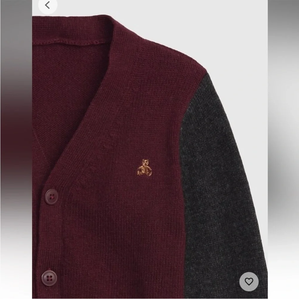 GAP, sweater cardigan , Color plum pudding purple, 2 years